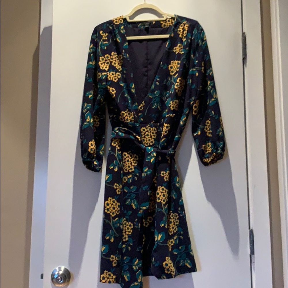 J. Crew 365 Crepe Wrap Dress